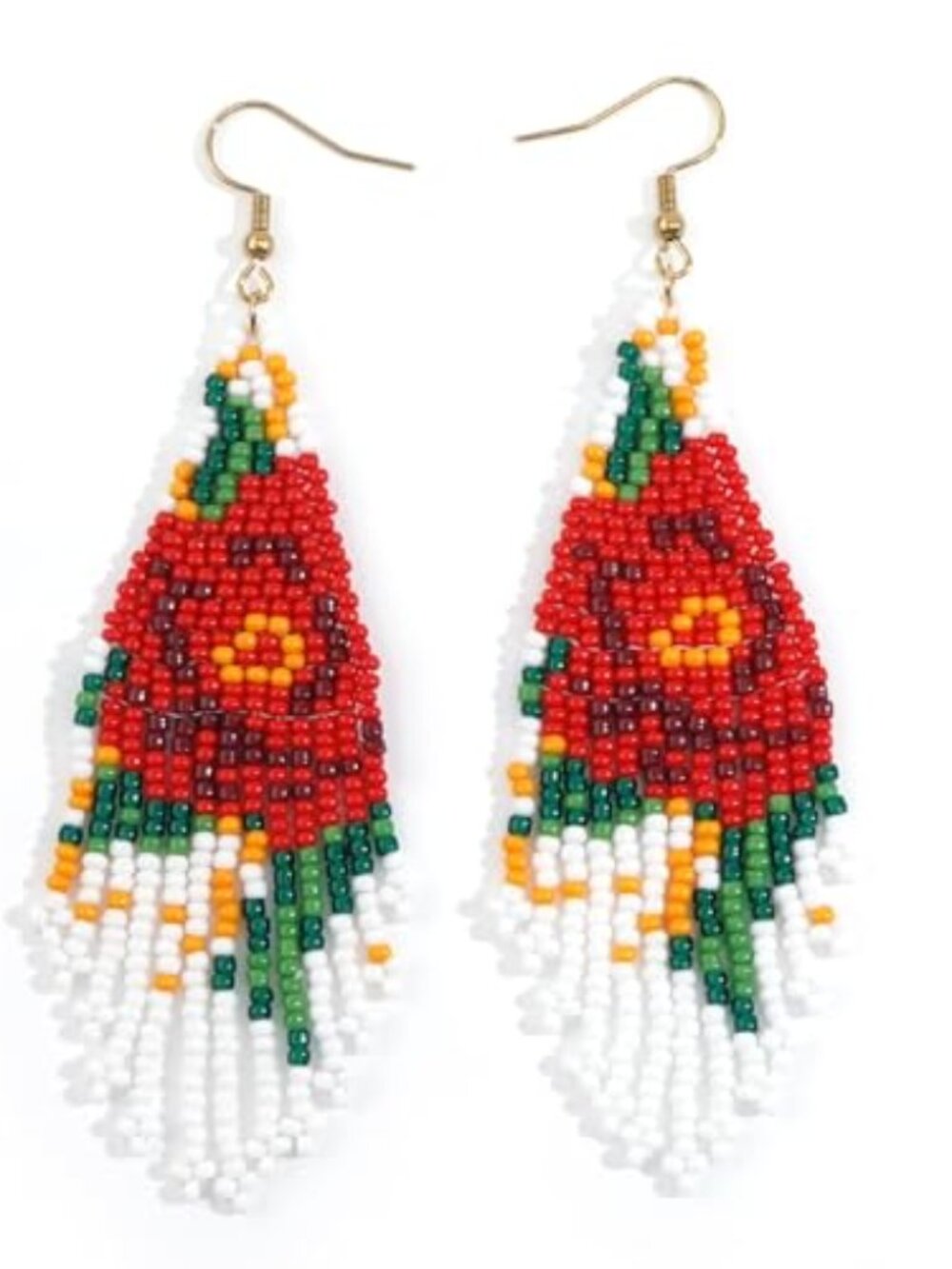 Bohemian Beaded‎ Long Tassel Dangle Earrings for Women